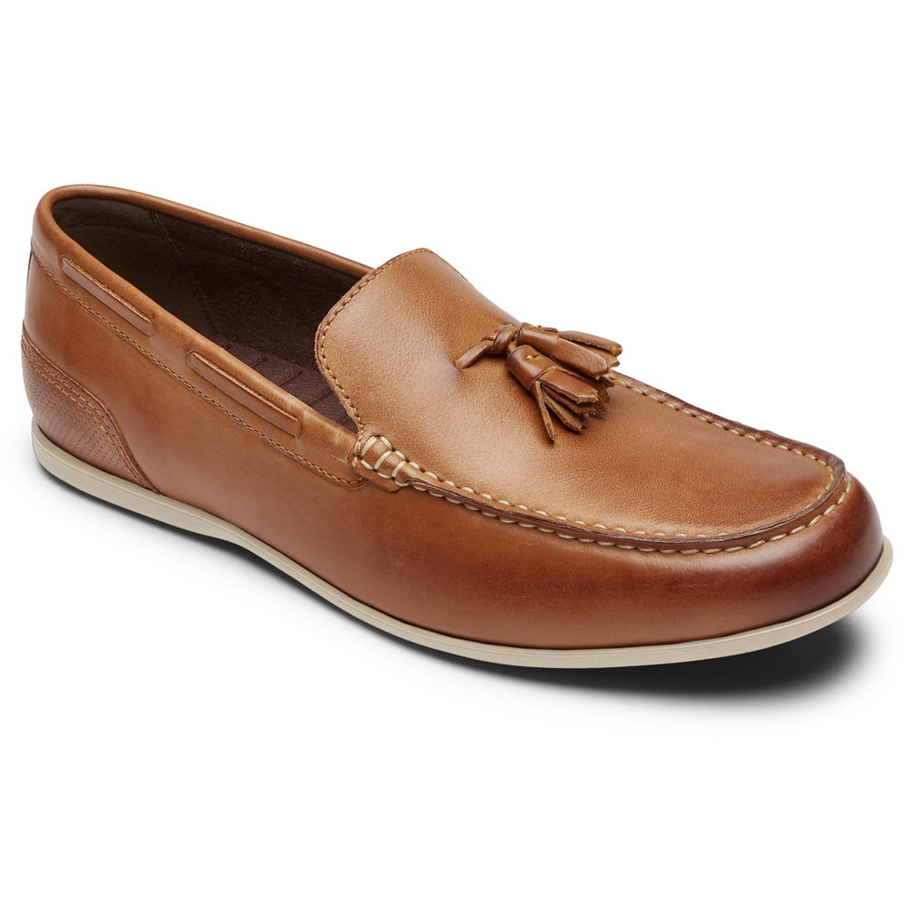 Rockport Mens Malcom Tassel - Loafers Brown - HBL387506